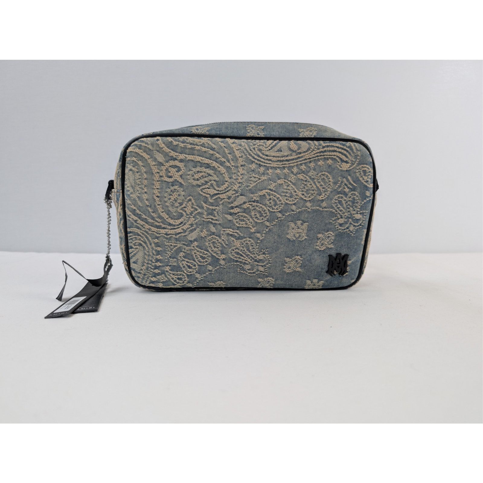 Amiri o1rshd1 Size: OS / Denim Bandana Jacquard Backpack in Indigo Size ONE SIZE - 2 Thumbnail