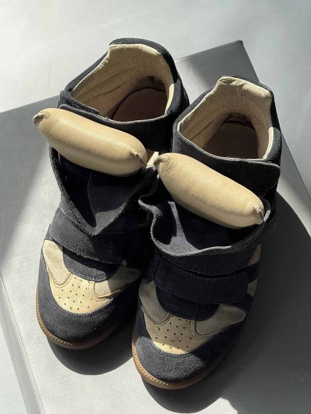 Isabel Marant Isabel Marant Bekett sneakers shoes Black Suede Wedge Size US 6 / IT 36 - 13 Thumbnail
