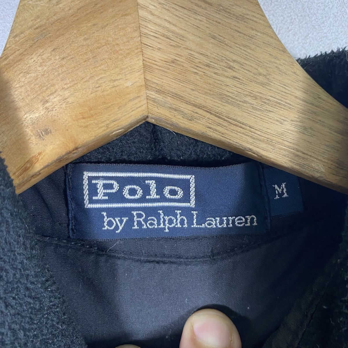 Polo Ralph Lauren Vintage Polo Ralph Lauren Fleece Shirt M Size Black Colour Size US M / EU 48-50 / 2 - 7 Thumbnail