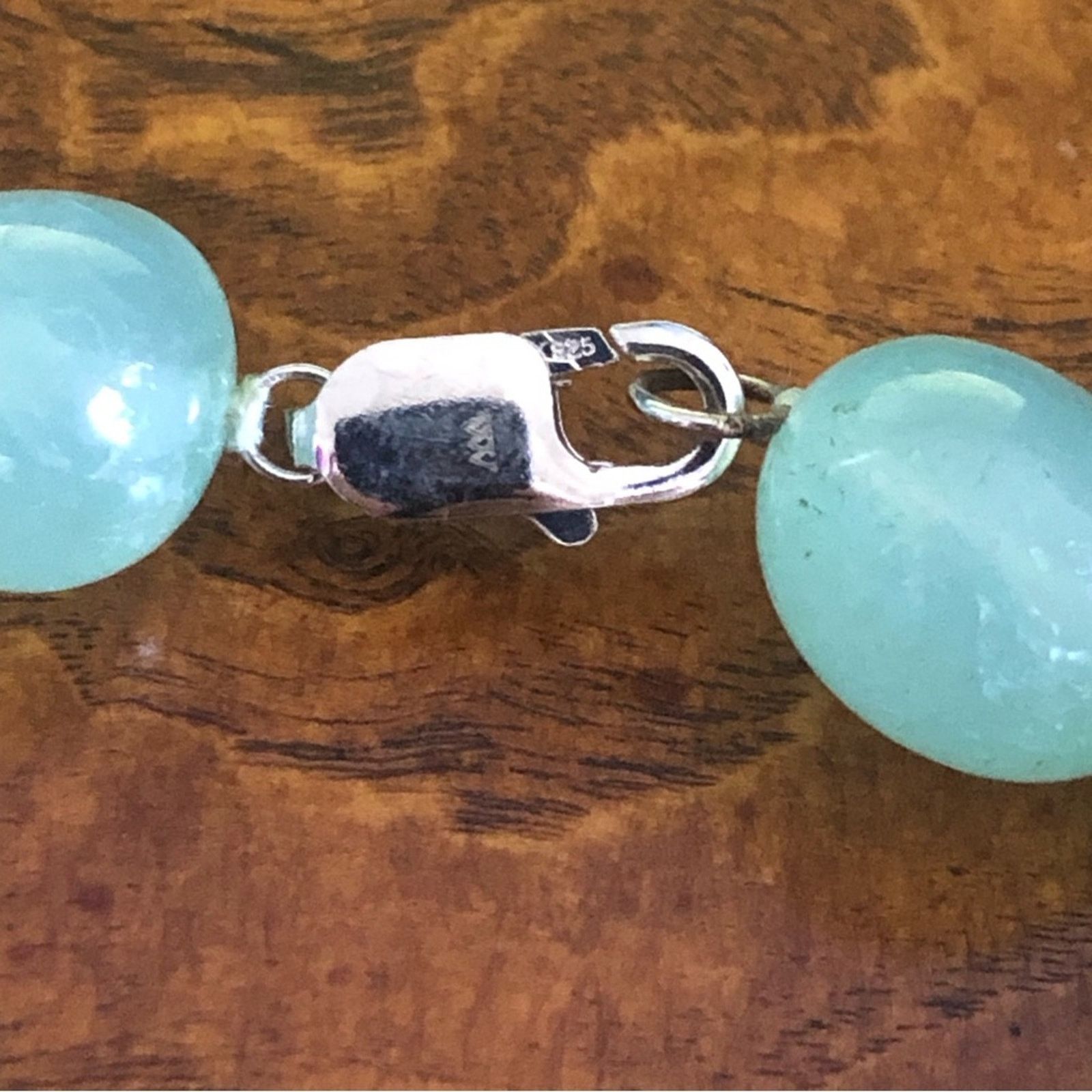 Jewelry World Wide Imports genuine jadeite polished stone necklace Size ONE SIZE - 7 Thumbnail