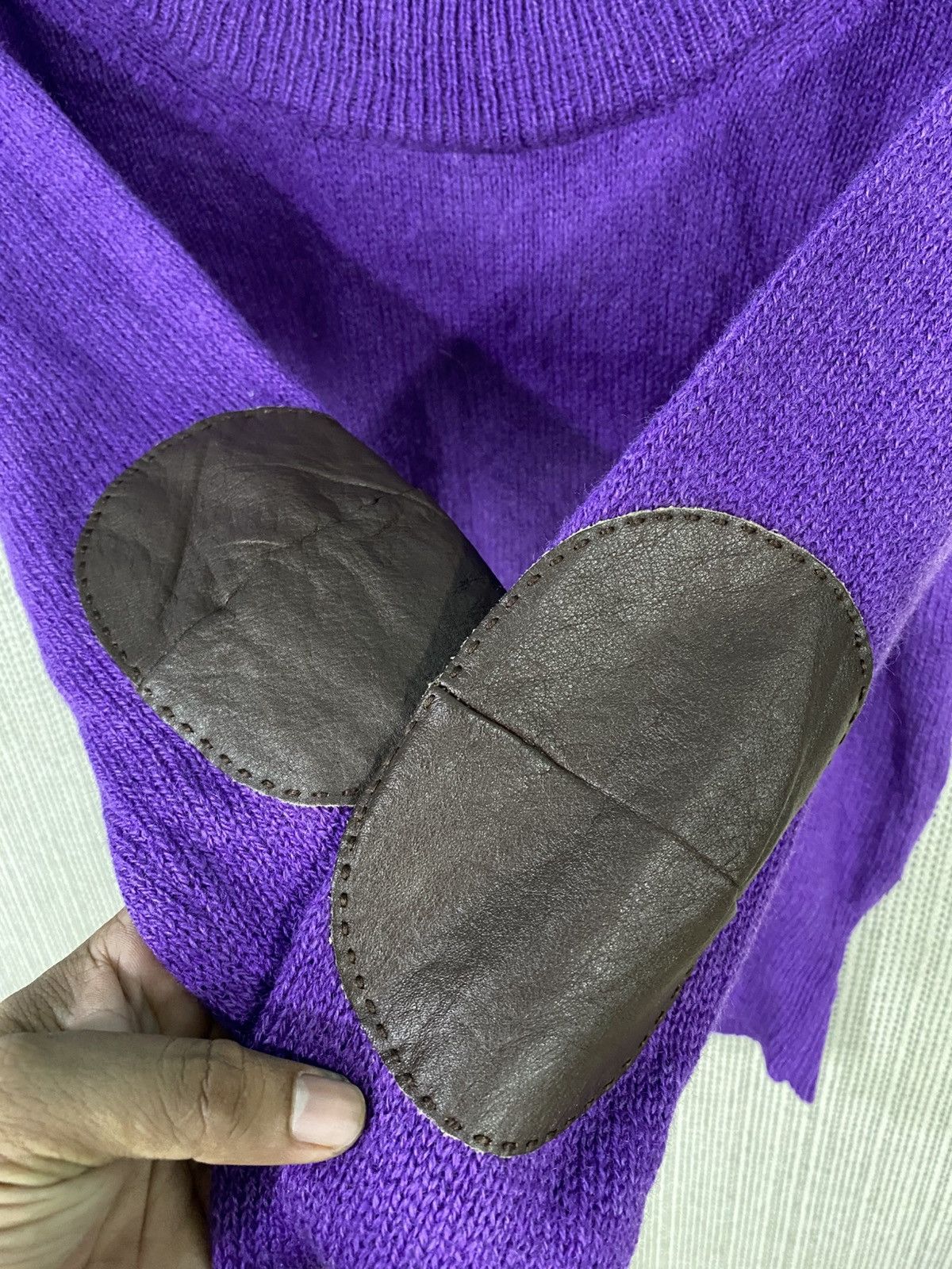 Tsumori Chisato Tsumori chisato knit wool sweater elbow patch single pocket Size US M / EU 48-50 / 2 - 7 Thumbnail