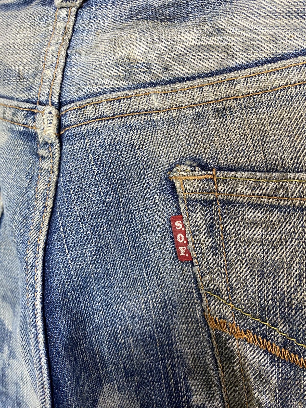 Japanese Brand Soul Of Freedom SOF Indigo Denim Jeans Straight Cut Size 32 Size US 32 / EU 48 - 8 Thumbnail
