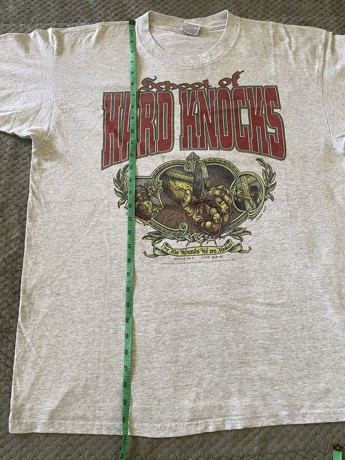 Other Vintage 90s SCHOOL OF HARD KNOCKS ( LIVING EPISTLES ) Size US XL / EU 56 / 4 - 12 Thumbnail