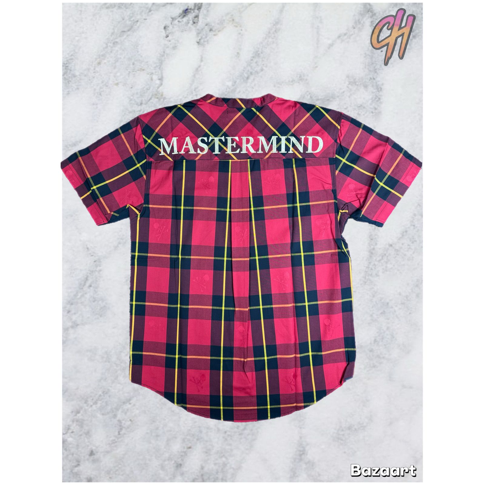 Mastermind Japan Mastermind Vs. Bape Red 2-Color Check T-Shirt Size Small Size US S / EU 44-46 / 1 - 10 Thumbnail