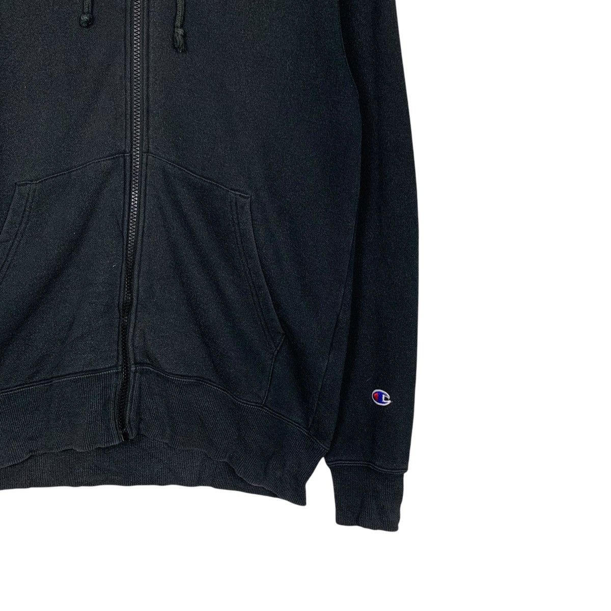 Champion Y2k Vintage CHAMPION Zipper Hoodie Sweatshirt #2664-C119 Size L / US 10 / IT 46 - 6 Thumbnail
