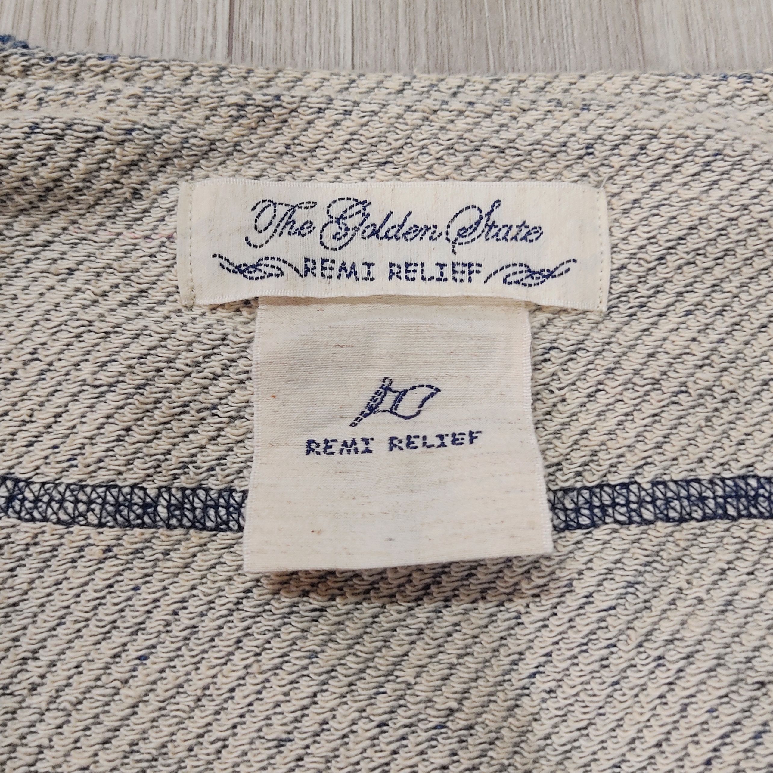 Indigo REMY RELIEF Indigo Knitted Zipper Cardigan Size US M / EU 48-50 / 2 - 10 Thumbnail