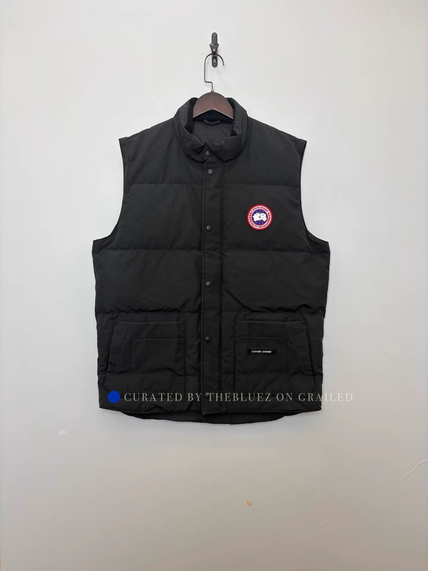Canada Goose Black Puffer Vest with Collar, Size XL Size US XL / EU 56 / 4 - 1 Thumbnail