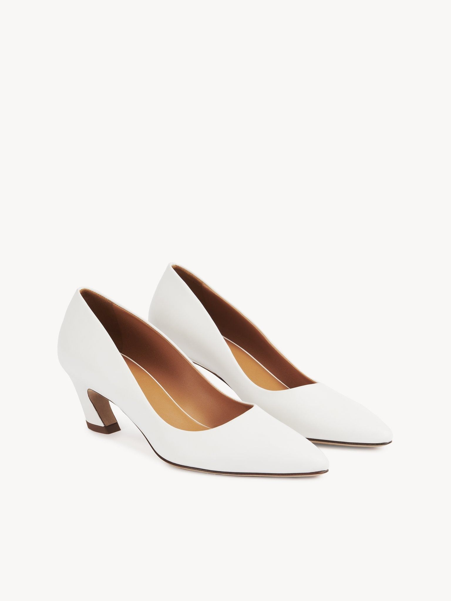 Chloe o1loc1c0325 CHC23 Oli Pumps in White Size US 11 / IT 41 - 2 Thumbnail