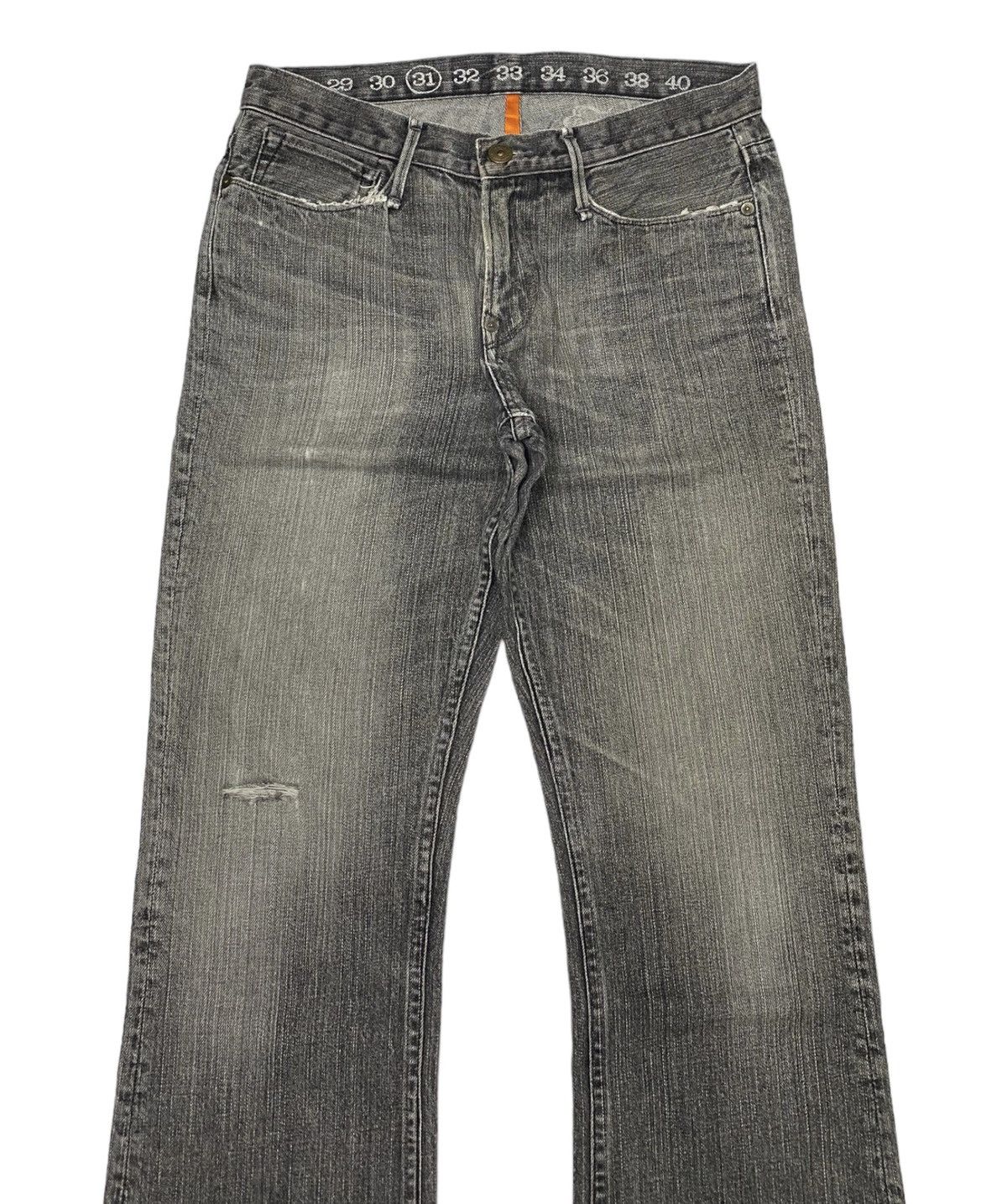 Hysteric Glamour × Japanese Brand FLARE JEANS EARNEST SEWN DISTRESSED DENIM TRUE RELIGION INSP Size US 30 / EU 46 - 4 Thumbnail