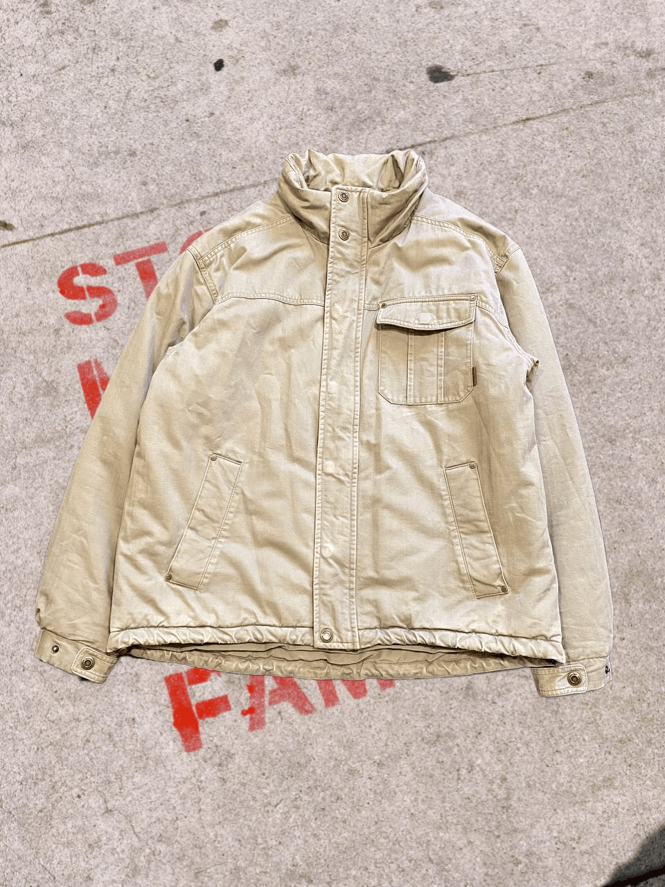 Berghaus VINTAGE BERGHAUS Jacket Beige Button Up Canvas Size US L / EU 52-54 / 3 - 1 Thumbnail