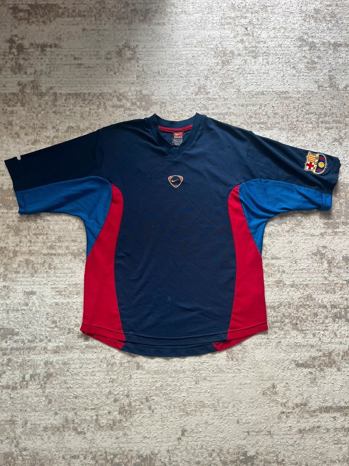 Nike Nike Soccer Team x FC Barcelona Vintage Rare Football Barca Size US S / EU 44-46 / 1 - 11 Thumbnail