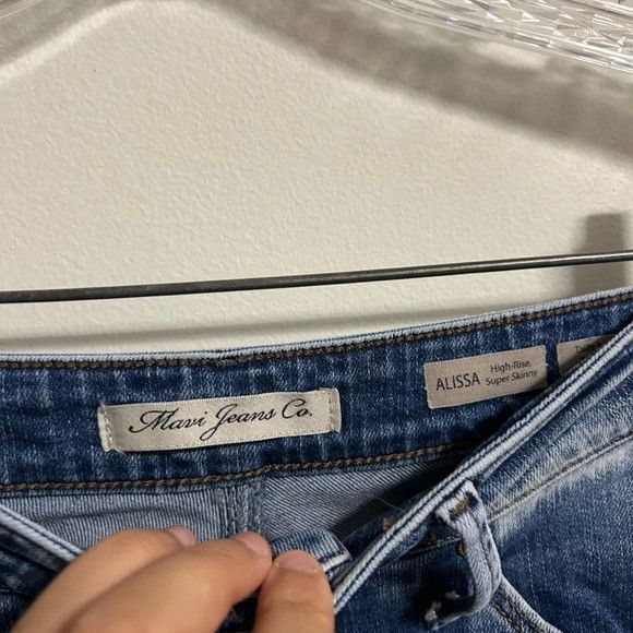 Mavi Mavi High Rise Alissa Super Skinny Jeans Size 28" / US 6 / IT 42 - 3 Thumbnail
