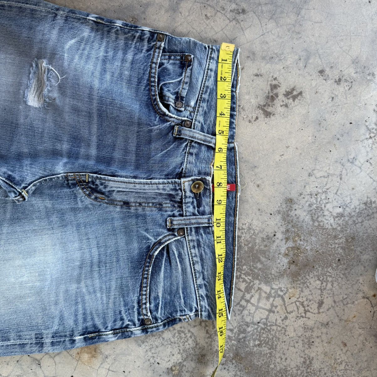 Japanese Brand W30 VINTAGE JAPANESE MUD WASH FADED RIPPED JEAN DENIM PANTS Size US 30 / EU 46 - 6 Thumbnail
