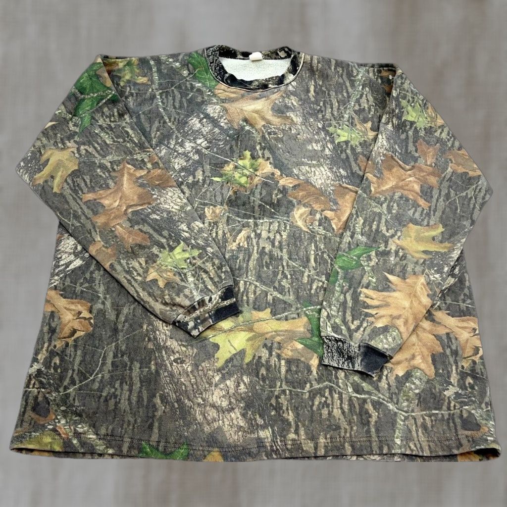 Realtree VINTAGE Camo Sweatshirt Men 2XL Crew Neck Sweater Realtree USA 90s Y2K Skate Logo Size US XXL / EU 58 / 5 - 1 Thumbnail