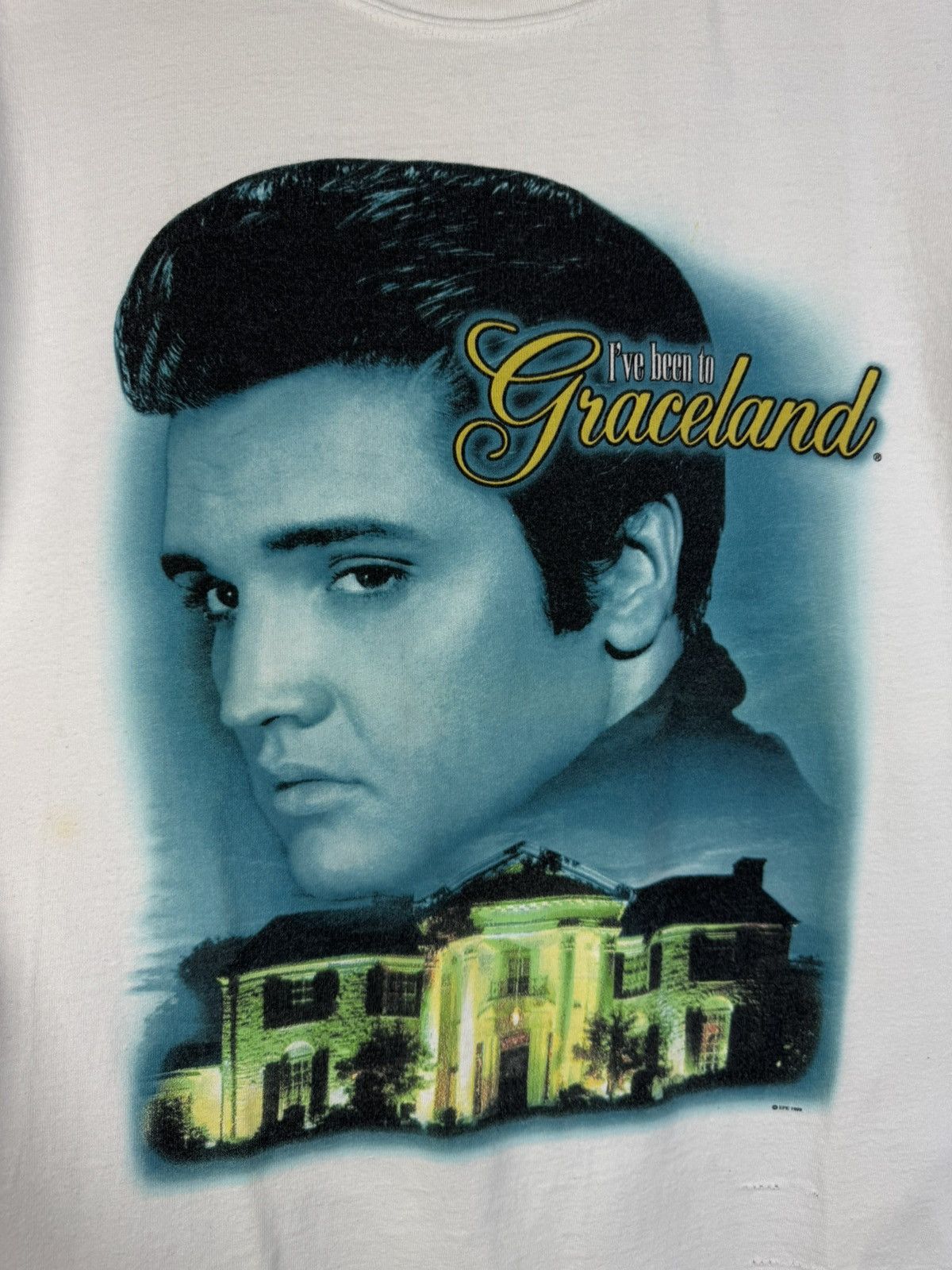 Gildan Vintage 1999 Elvis Presley "I've Been to Graceland" T-Shirt Size US M / EU 48-50 / 2 - 8 Thumbnail