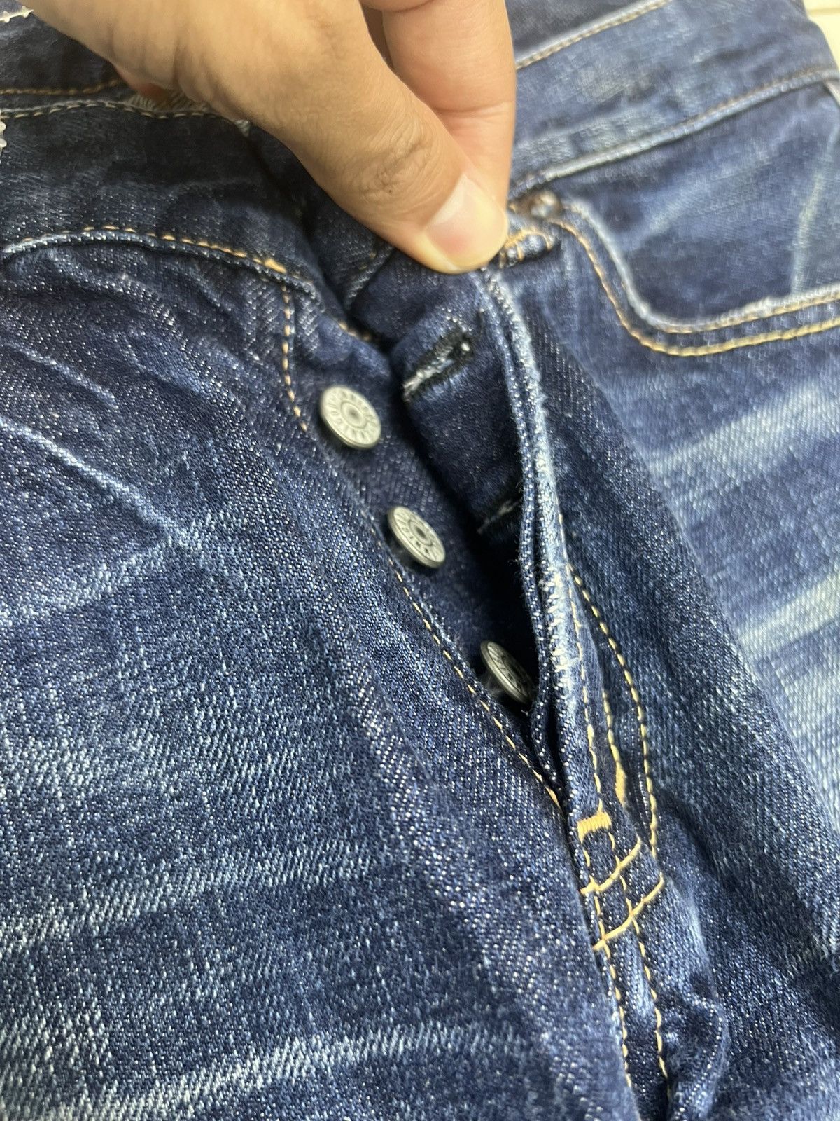 OMNIGOD Omnigod blue denim wash Size 29" - 5 Thumbnail