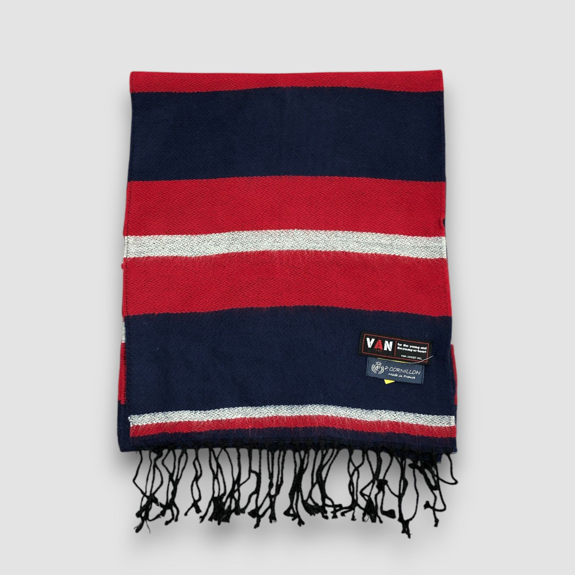Vintage Vintage Van Jac Scarf Muffler Wool Cashmere Scarves Size ONE SIZE - 3 Thumbnail