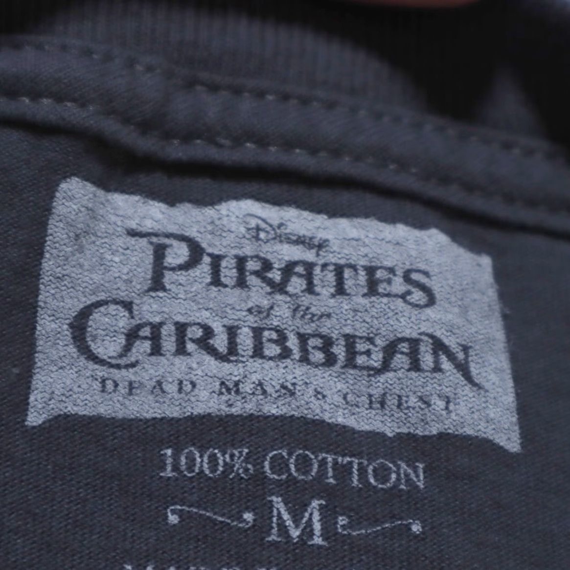 Disney Disney Pirates of the Caribbean Dead Man's Chest Long Sleeve Shirt Men M Gray Crew Neck Cotton Regular Fit Size US M / EU 48-50 / 2 - 5 Thumbnail