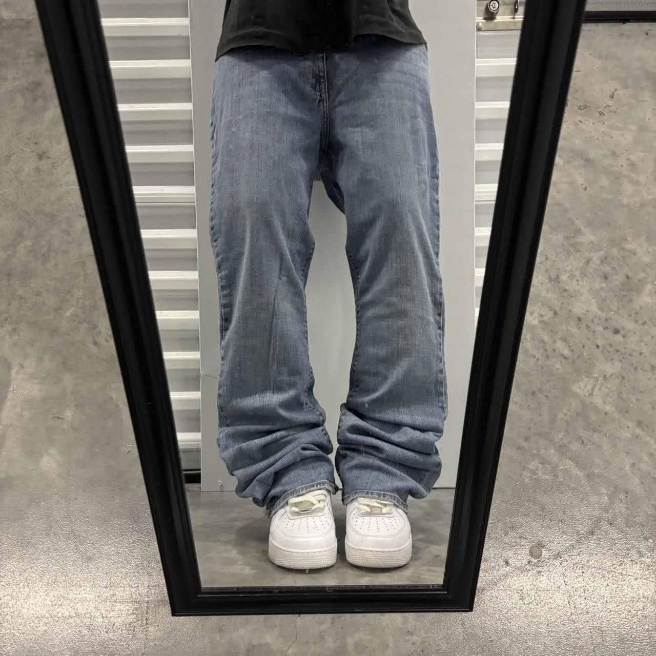Japanese Brand × Vintage Crazy Vintage Y2K/2000s Medium Wash Essential Denim Jeans! Size US 36 / EU 52 - 1 Thumbnail