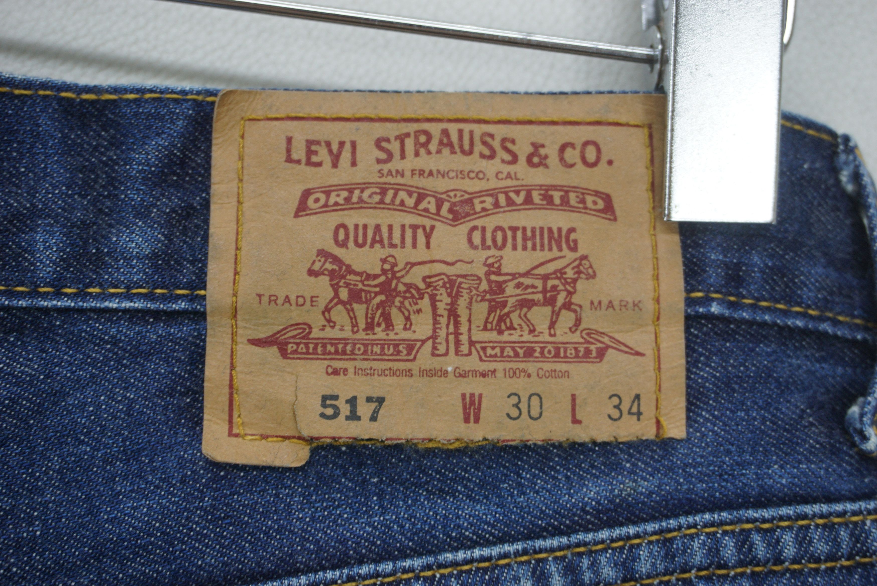 Levi's Vintage Levi's 517 Jeans Size W30xL27 Bootcut Cropped Denim Size US 30 / EU 46 - 11 Thumbnail