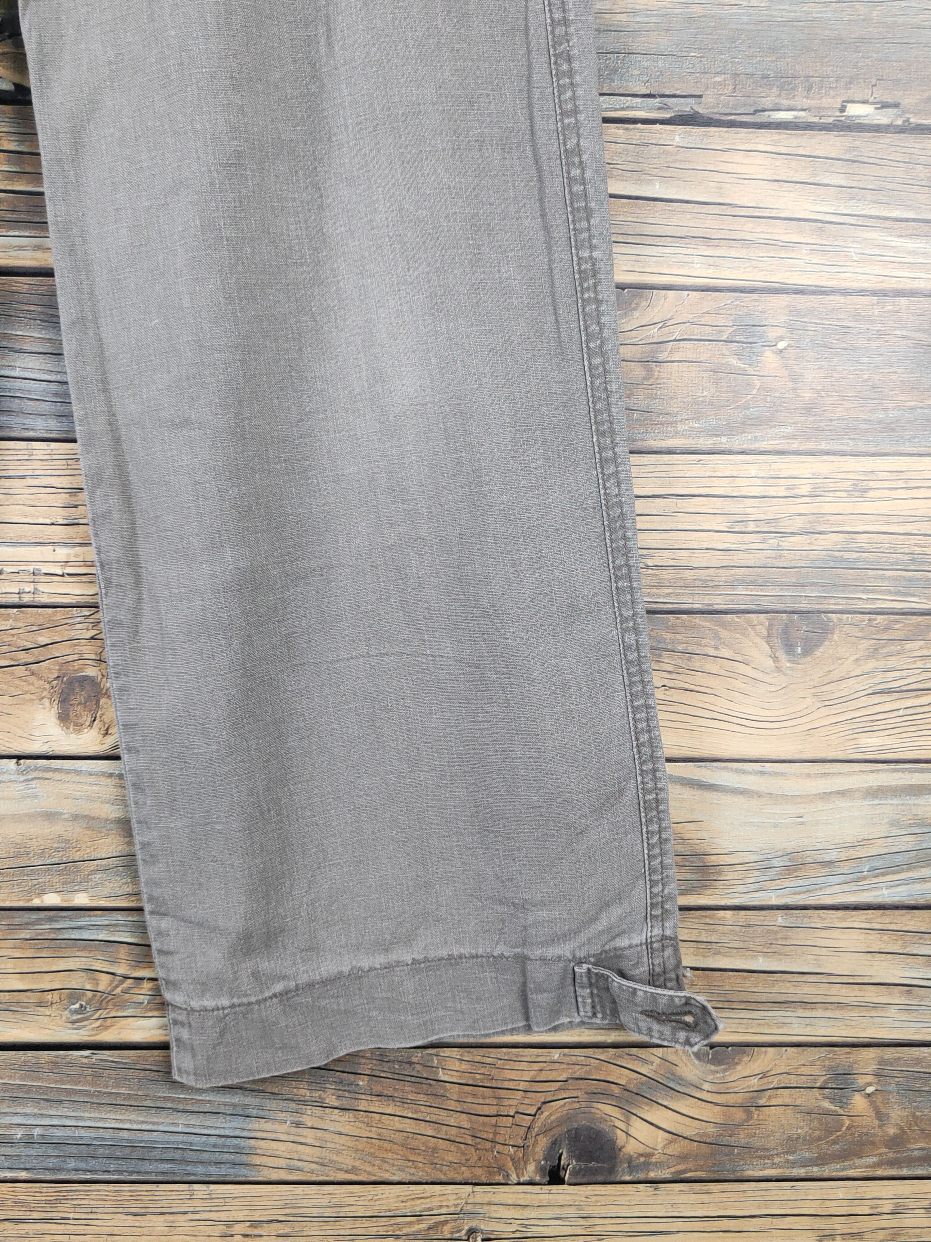 Japanese Brand Pbi Olive Faded Multipocket Tactical Cargo Pants #W1427 Size 28" / US 6 / IT 42 - 7 Thumbnail