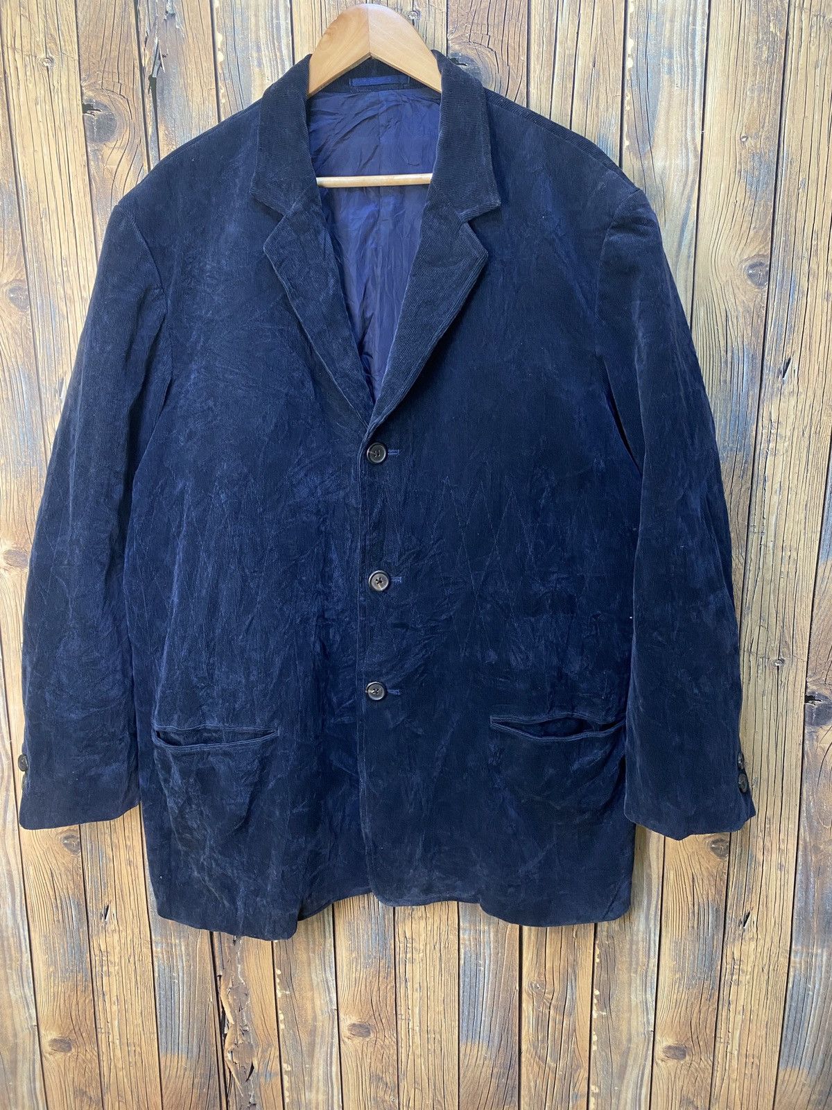 Y's for Men × Yohji Yamamoto Ys for men by yohji yamamoto blue velvet jacket Size US M / EU 48-50 / 2 - 3 Thumbnail