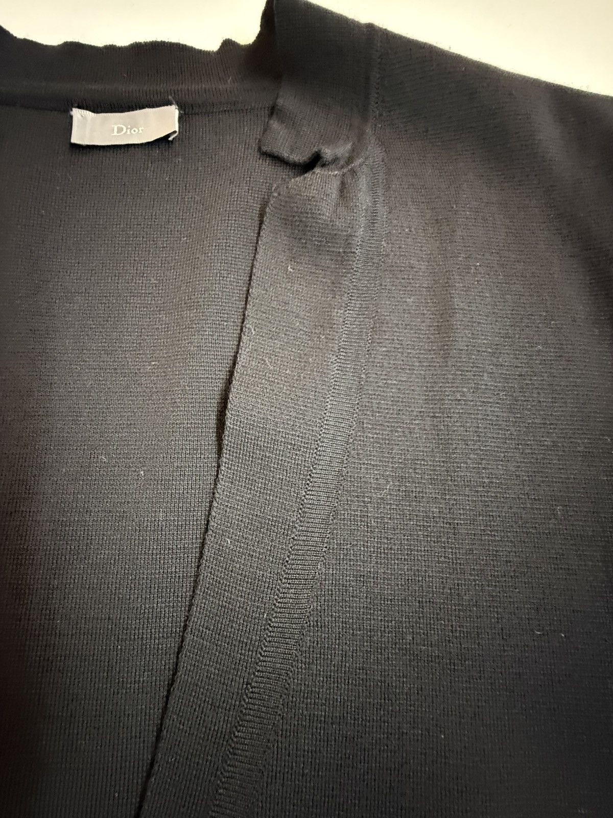 Dior Dior Homme Black Knit Cardigan Blazer — Hedi Era Minimalism Size US L / EU 52-54 / 3 - 16 Thumbnail