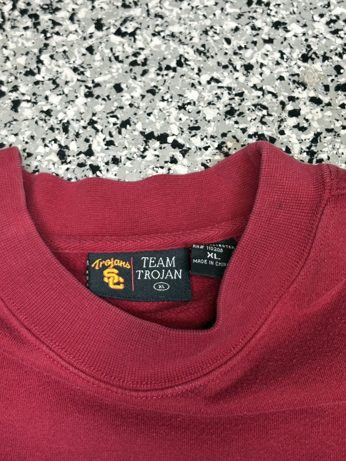 NCAA Vintage 1990s Team Trojans USC College Sweater Size XL 0656 Size US XL / EU 56 / 4 - 3 Thumbnail