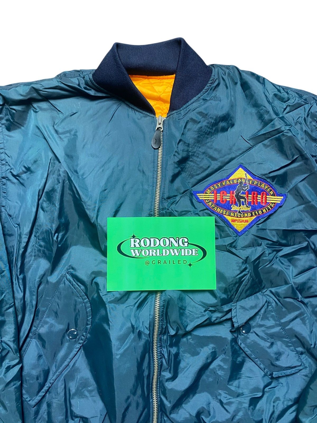 Japanese Brand VINTAGE JAPANESE BRAND ICHIRO NISSAN BOMBER JACKET Size US XL / EU 56 / 4 - 2 Thumbnail