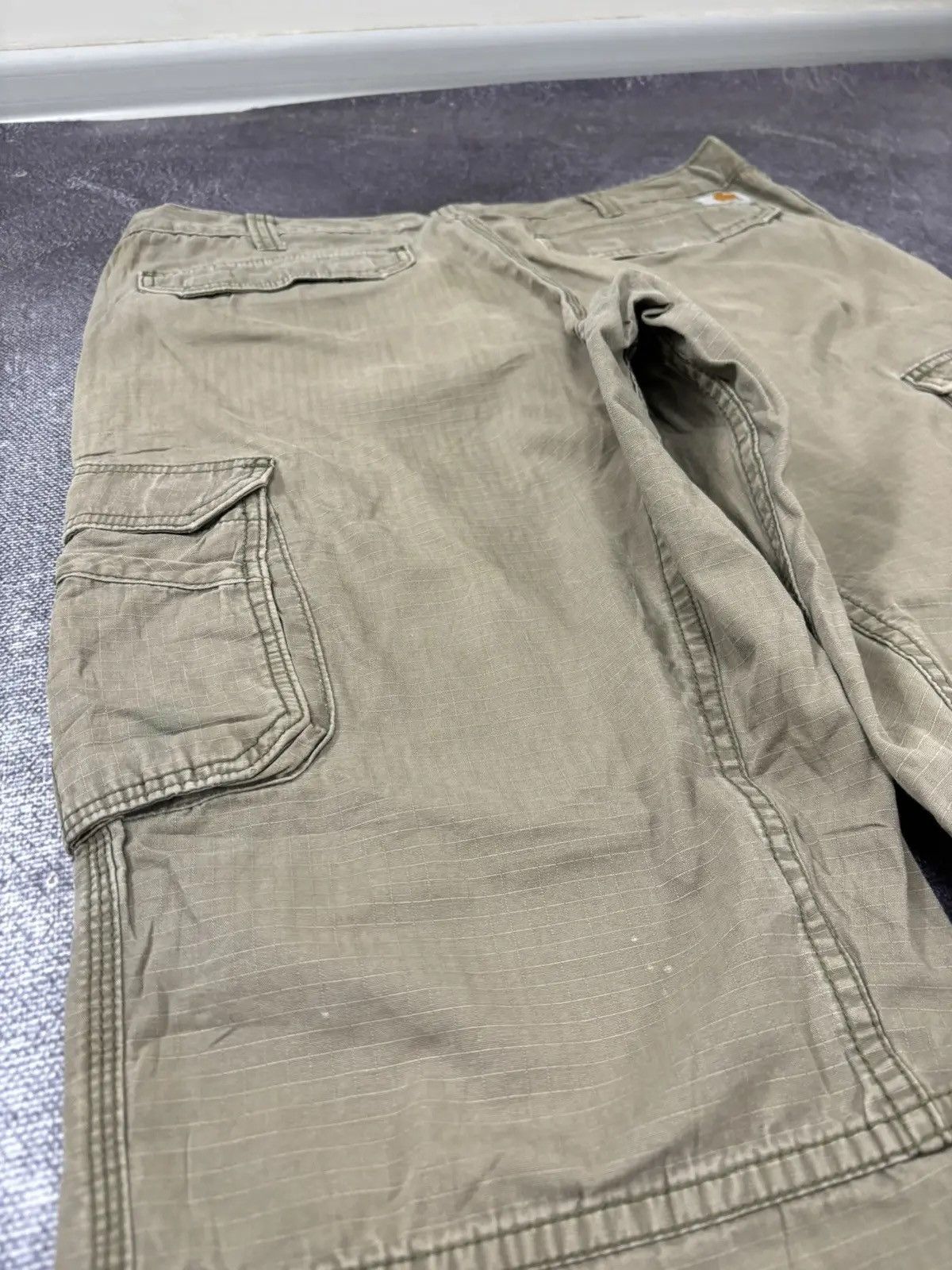 Carhartt × Vintage Vintage Carhartt American Aviation Khaki Baggy Cargo Pants Size US 38 / EU 54 - 5 Thumbnail