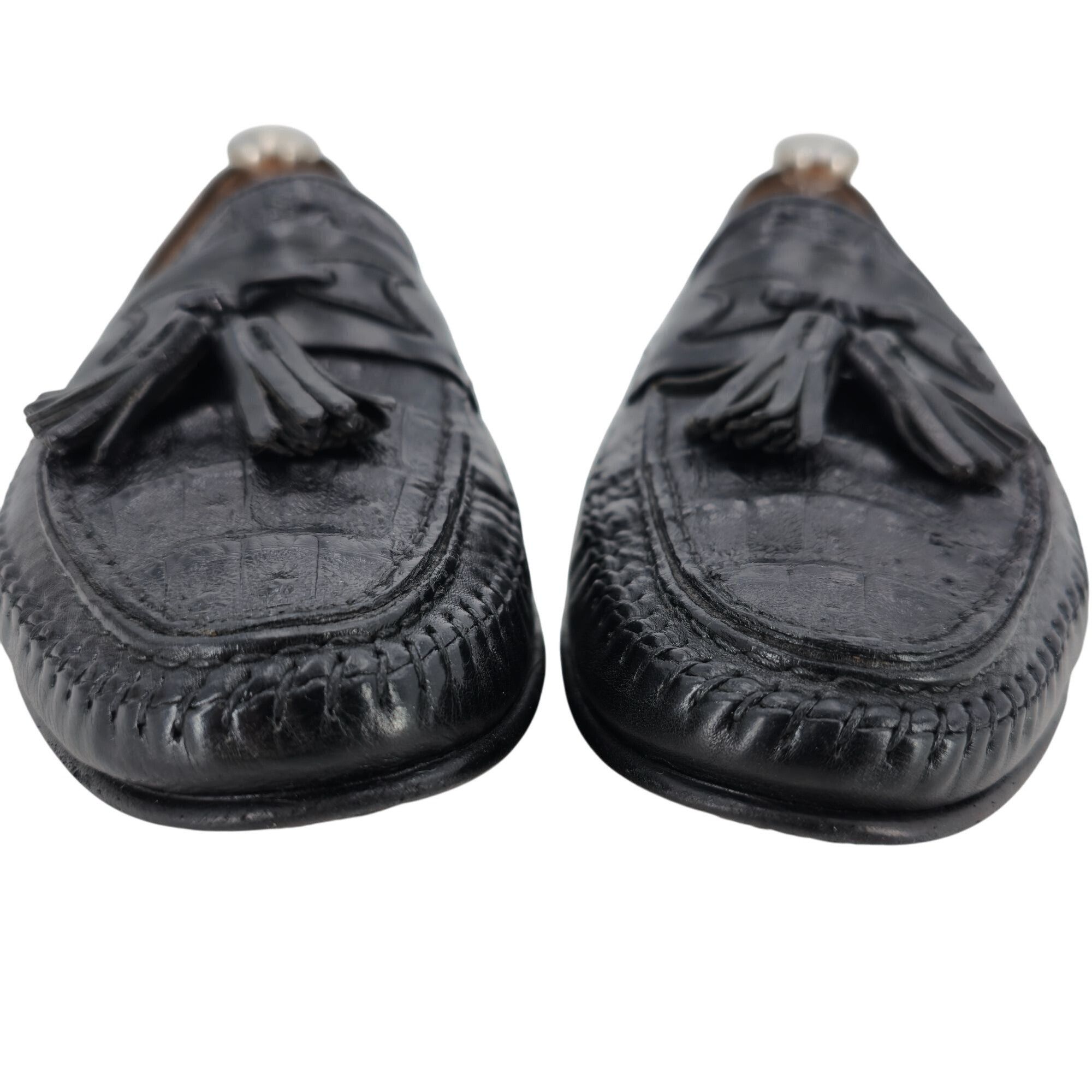 Bruno Magli Vintage Crocodile Italy Handmade Bruno Magli Mens 8M Exotic Size US 8 / EU 41 - 8 Thumbnail