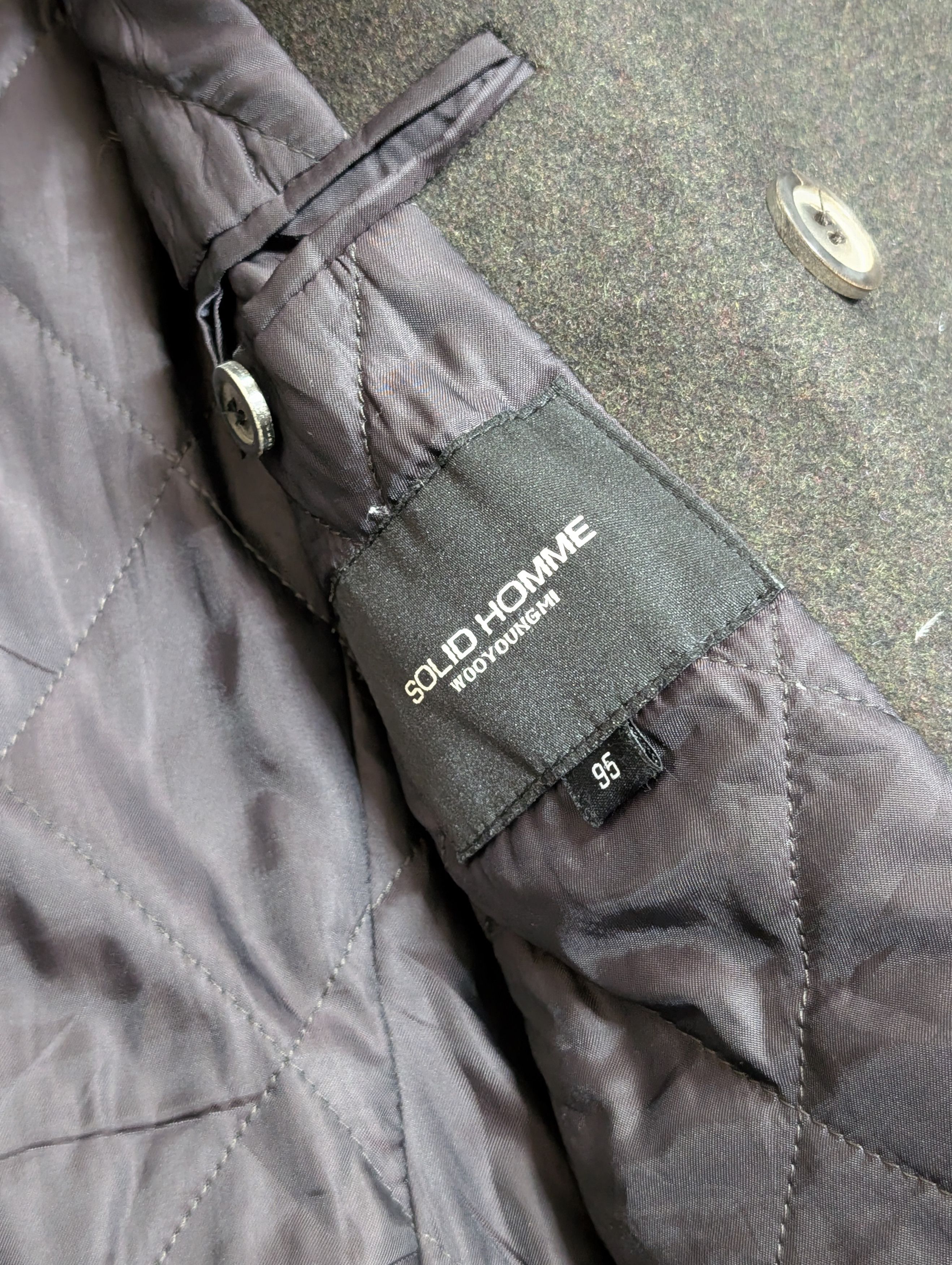 Wooyoungmi Solid Homme by Wooyoungmi Double Breast Coat Heavy Jacket Size US S / EU 44-46 / 1 - 12 Thumbnail