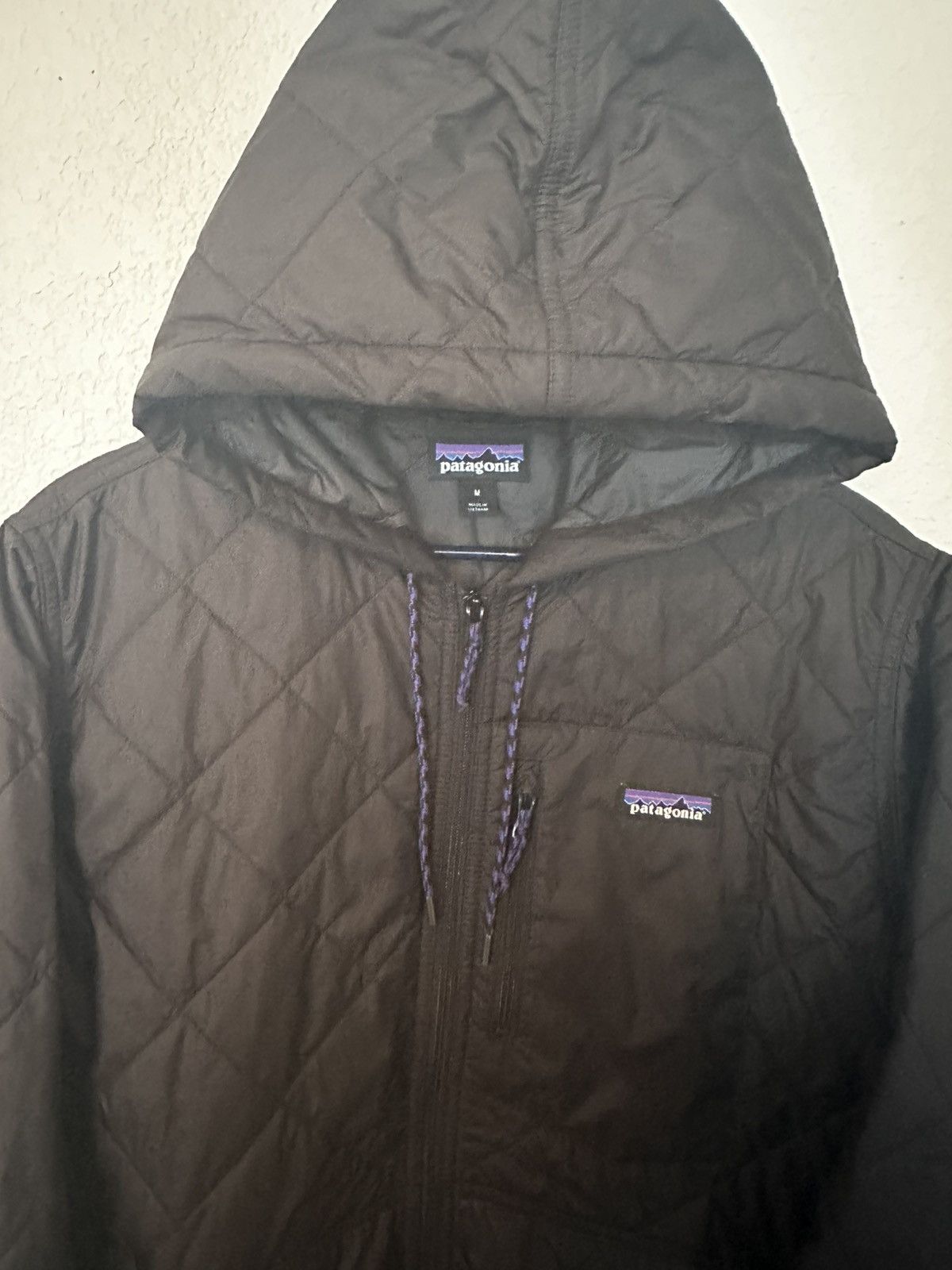 Patagonia Diamond Quilted Bomber Hoody Size US M / EU 48-50 / 2 - 2 Thumbnail