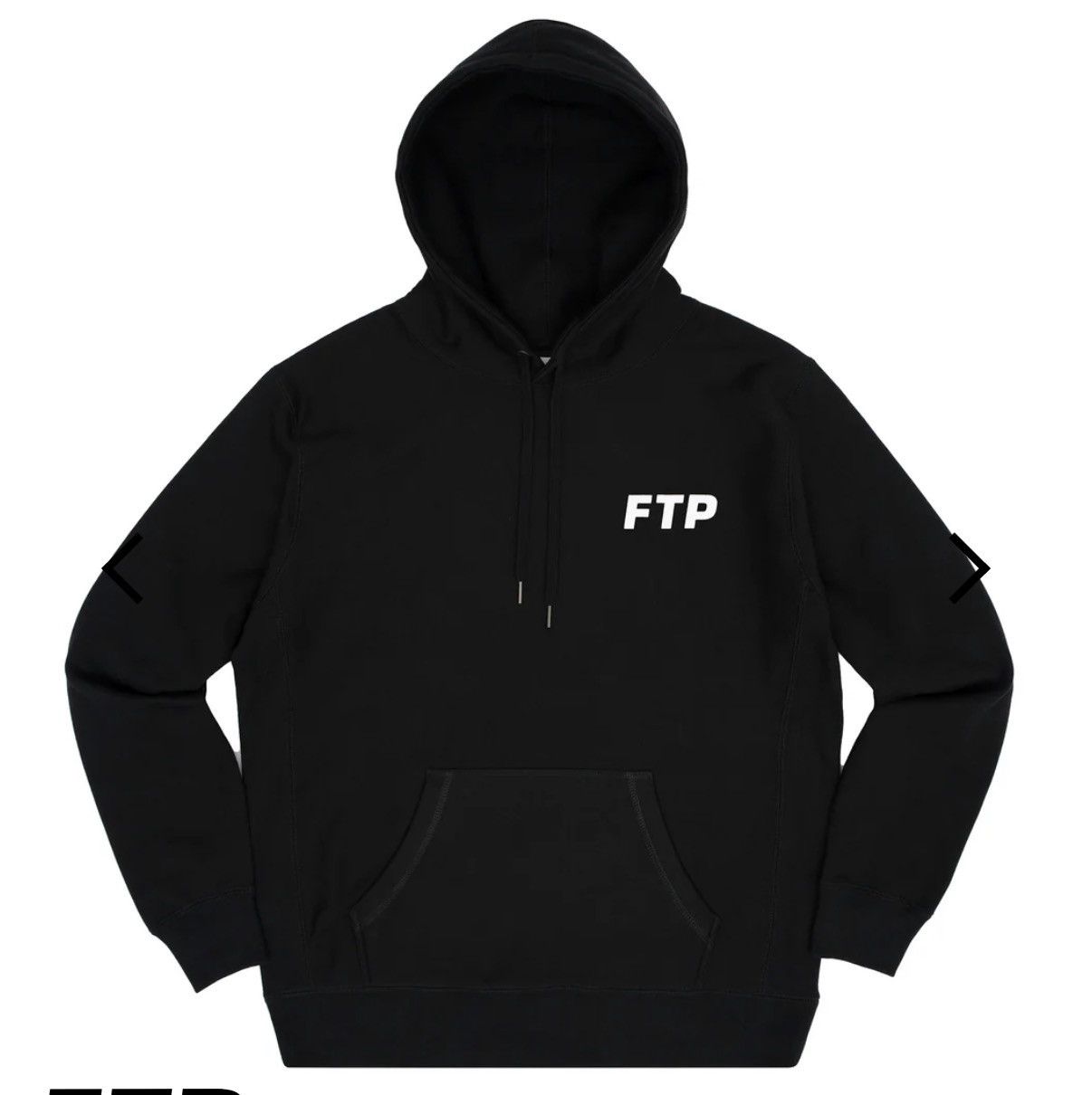 Fuck The Population Black FTP logo Flocked Hoodie Size US XL / EU 56 / 4 - 1 Thumbnail