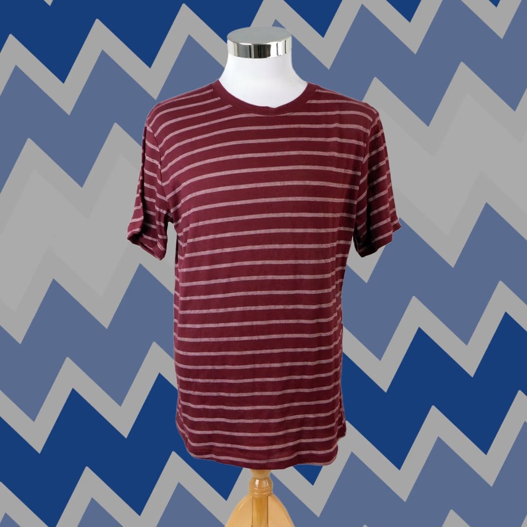 Vintage OT Revolution Men's Short Sleeve Crew Neck T-Shirt Red Stripe 2XL #1538 Size US XXL / EU 58 / 5 - 1 Thumbnail
