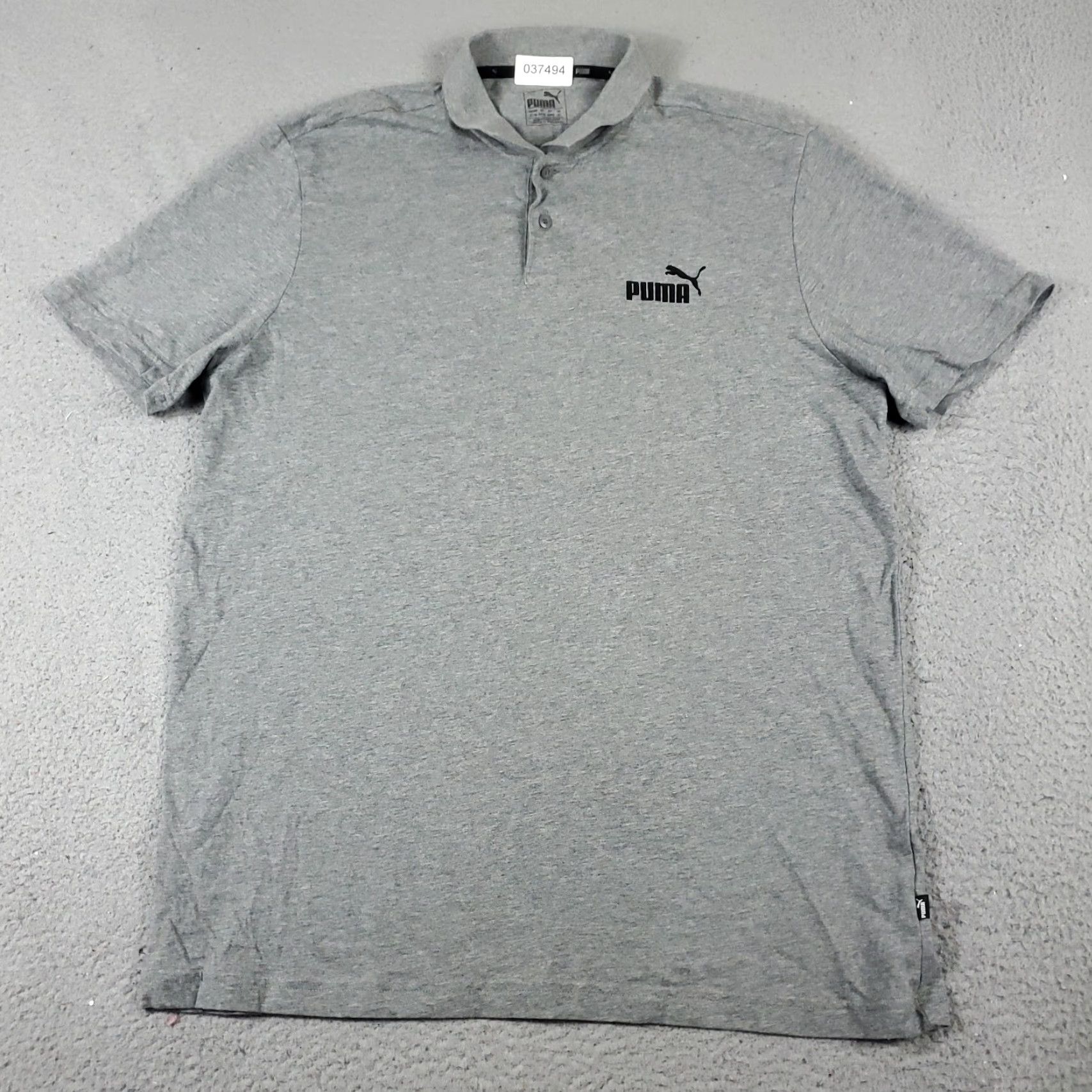 Puma PUMA Golf Polo Shirt Mens XL Gray Cotton Short Sleeve Polo Adult Casual Ready-to-Wear Sportswear Golf Shirt Size US XL / EU 56 / 4 - 3 Thumbnail