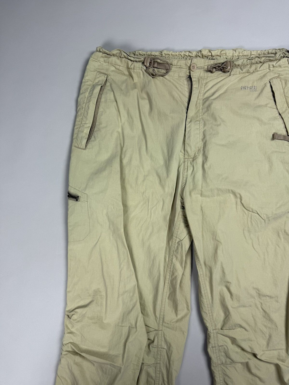 Schott × Vintage Schott NYC Vintage Military Style Parachute Pants Trousers Size US 36 / EU 52 - 6 Thumbnail