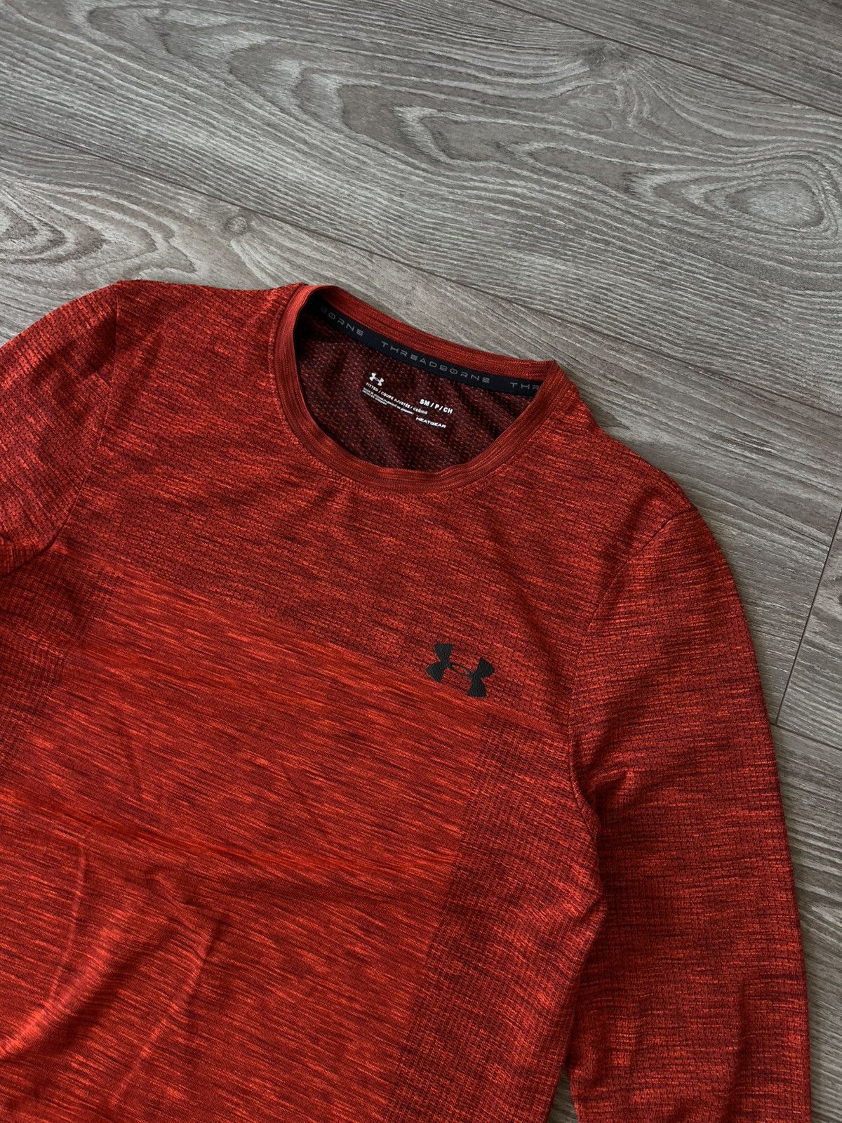 Under Armour Under Armour Threadborne Heatgear Fit Onyx Long Sleeve Tee Size US S / EU 44-46 / 1 - 10 Thumbnail