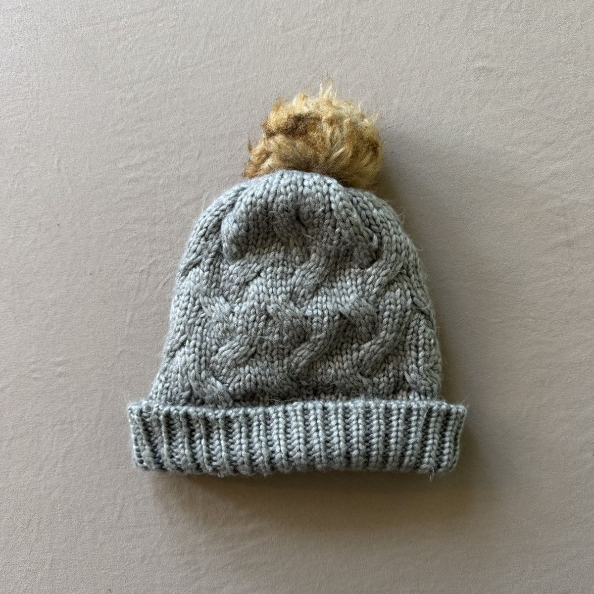 Other Turtle Fur Wave Knit Pom Beanie Size ONE SIZE - 1 Thumbnail