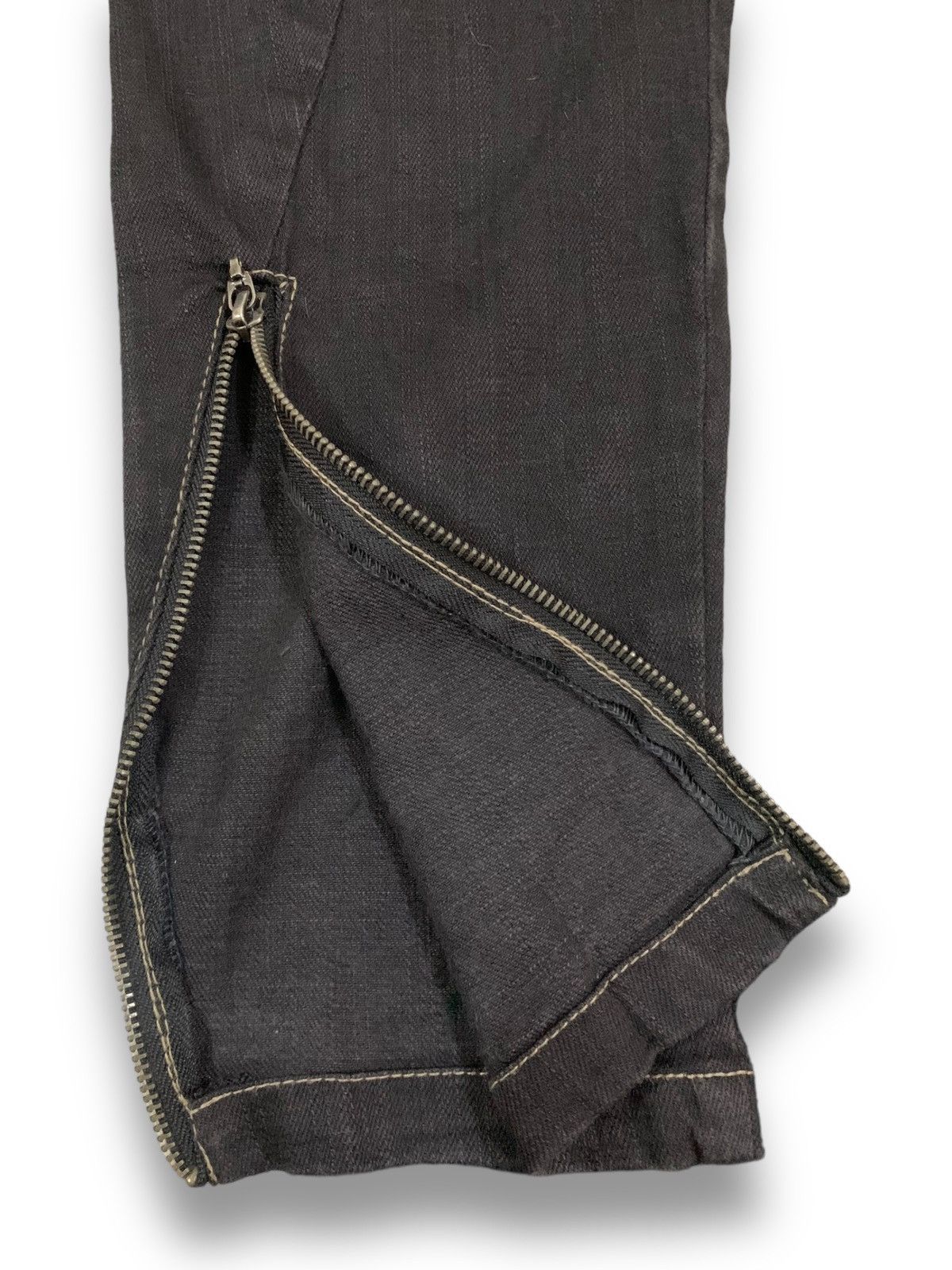 Balmain PPFM Double Knee Distressed Punk Biker Jeans like Balmain Size US 33 - 11 Thumbnail