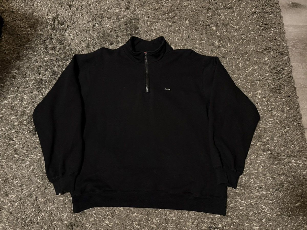 Supreme Small Box Half Zip Pullover Camo | Grailed