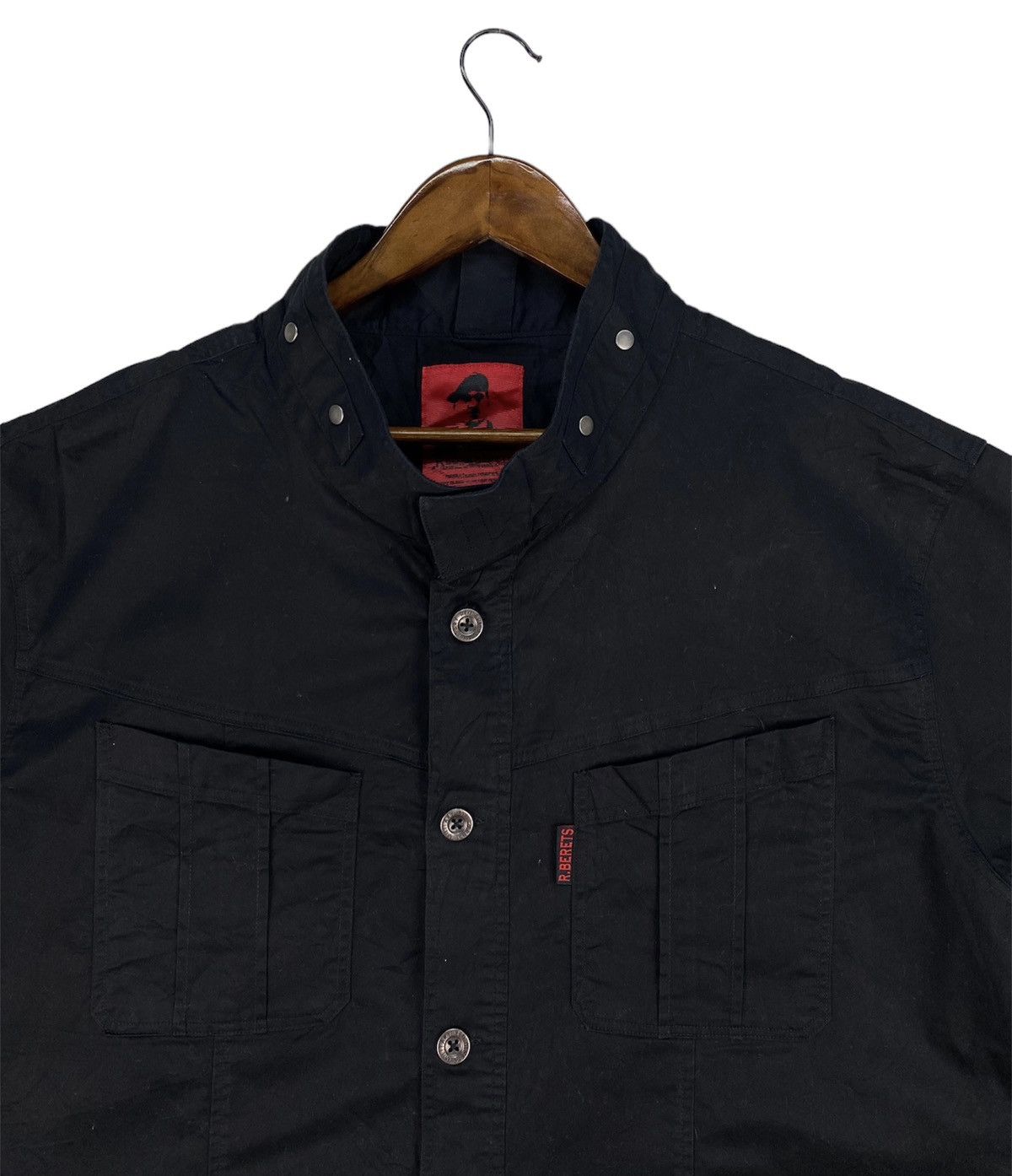 Japanese Brand Red Berets Military Shirt Size US L / EU 52-54 / 3 - 2 Thumbnail
