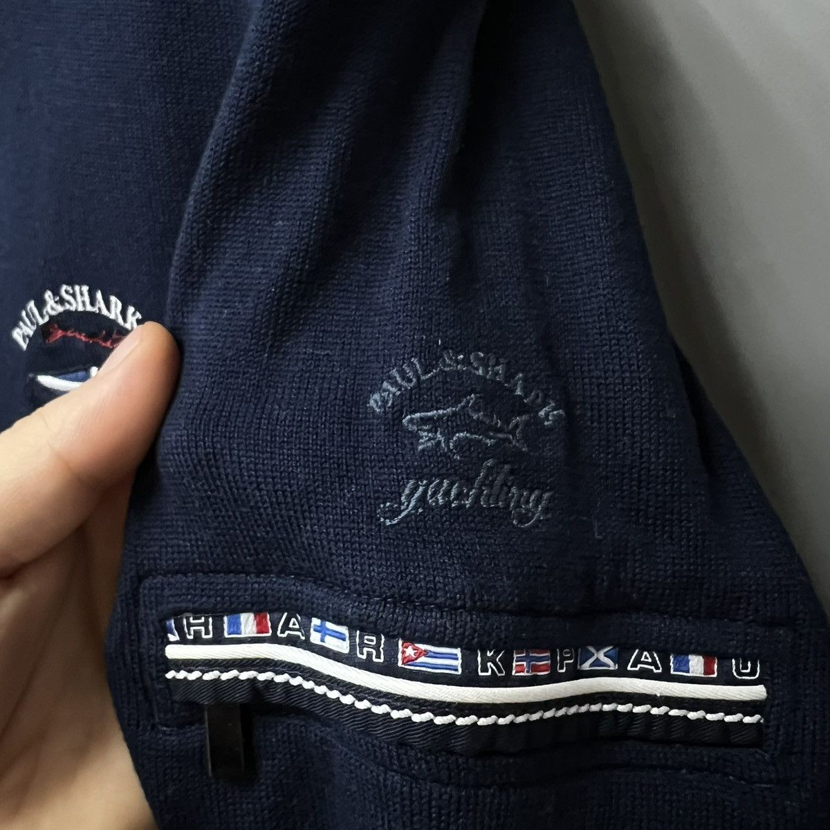 Paul & Shark Paul & Shark Vintage Sweater Zip “Red Bay Bahamas” yachting Size US XL / EU 56 / 4 - 11 Thumbnail