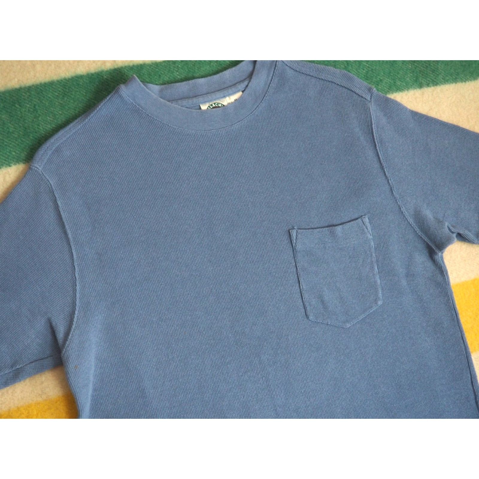 Essentials VTG Appalachian Trail Tee Shirt Pocket 90s Blue M Mens Short Sleeve Crew Neck Cotton T-Shirt Size US M / EU 48-50 / 2 - 2 Thumbnail
