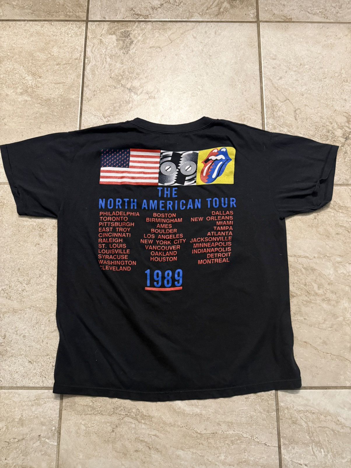 Other The Rolling Stones vintage 89 tour tee Size US L / EU 52-54 / 3 - 2 Thumbnail