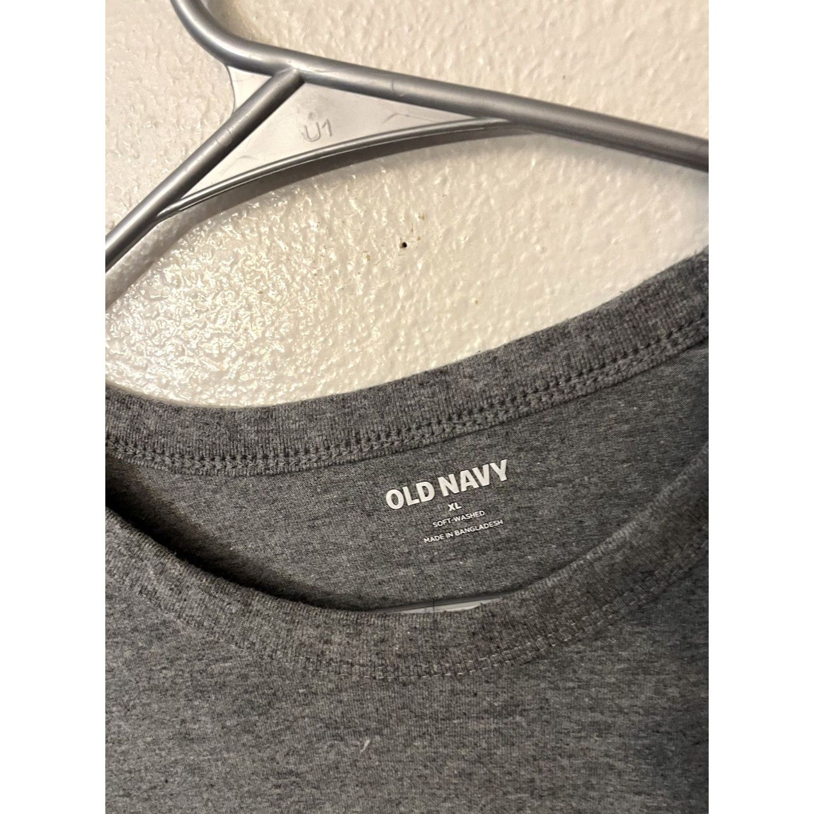 Old Navy Old Navy Gray Short Sleeve Knit Shirt Mens XL Crew Neck Size US XL / EU 56 / 4 - 2 Thumbnail