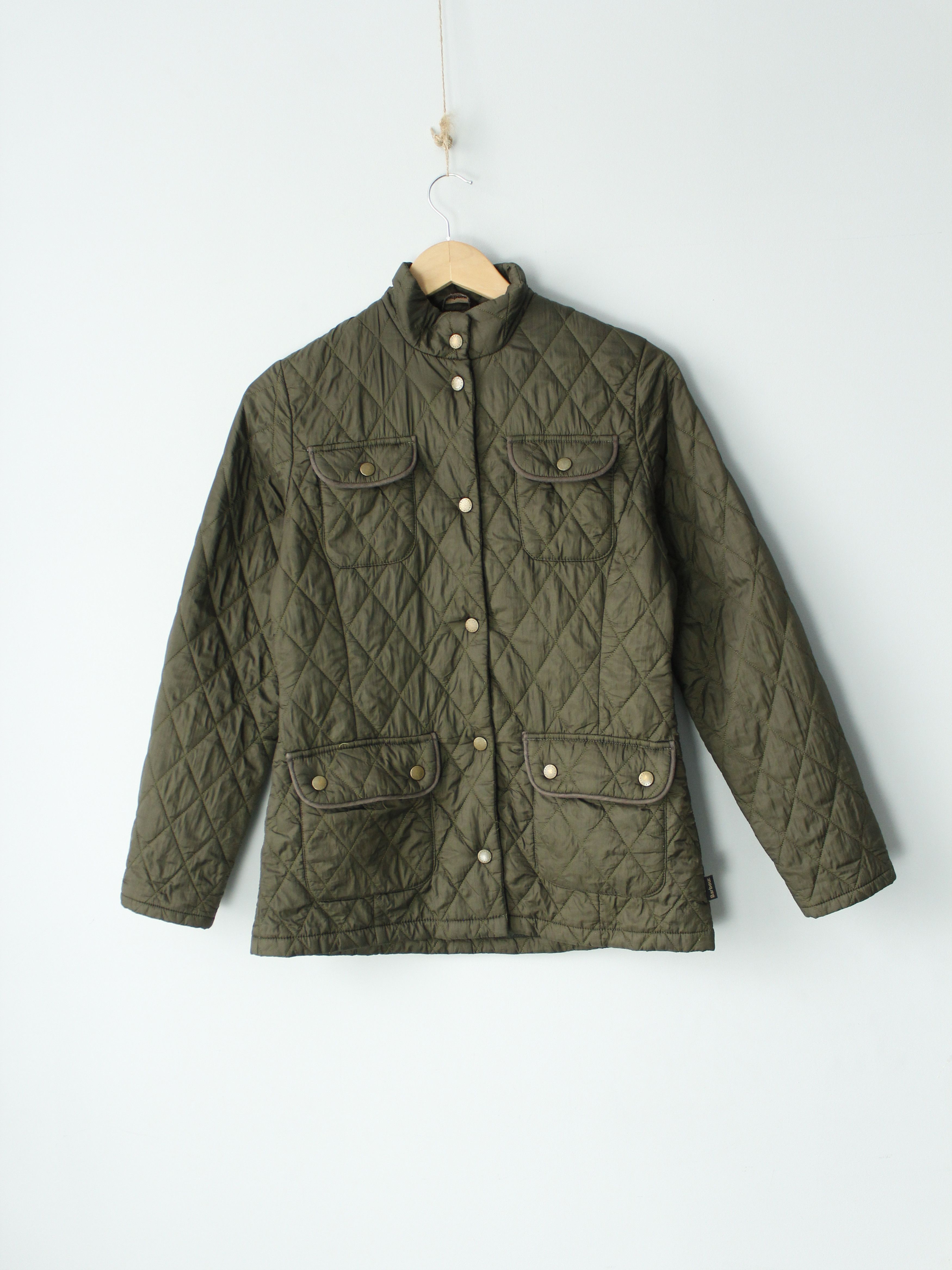 Barbour women's utility jacket olive sale