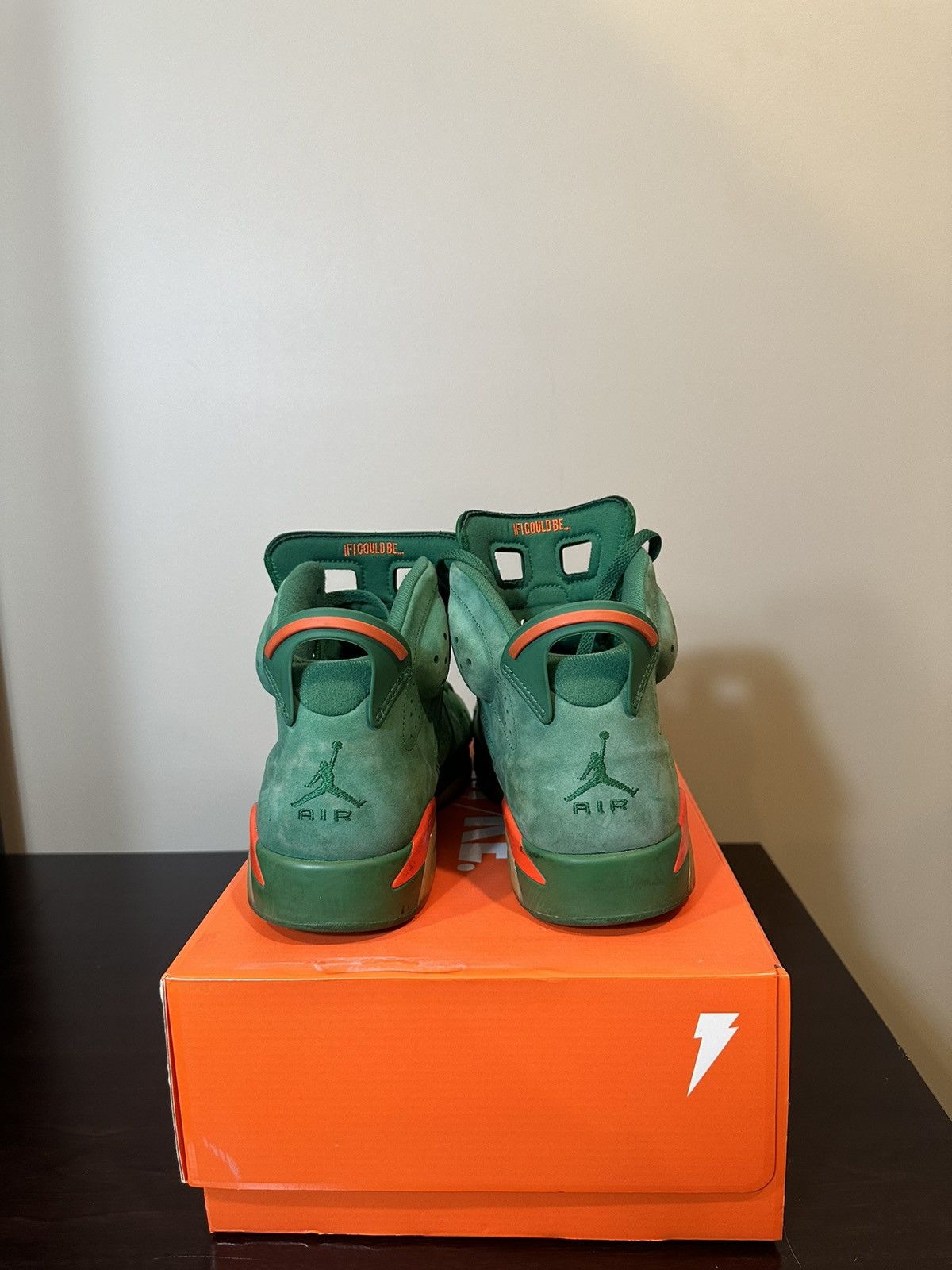 Jordan Brand × Nike 2017 Air Jordan 6 Retro NRG 'Green Suede Gatorade' Size US 10.5 / EU 43-44 - 3 Thumbnail