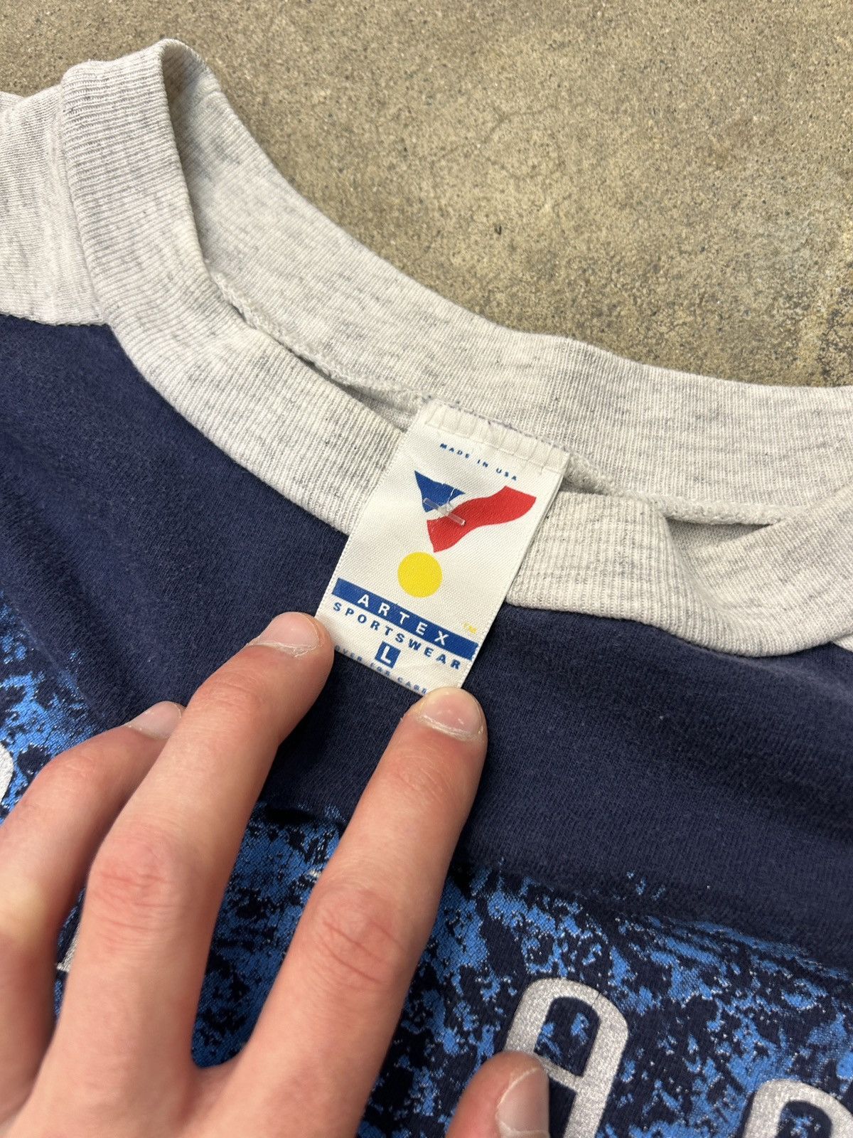 Vintage 90s Vintage Dallas Cowboys Raglan Tee Large Football Size US L / EU 52-54 / 3 - 3 Thumbnail