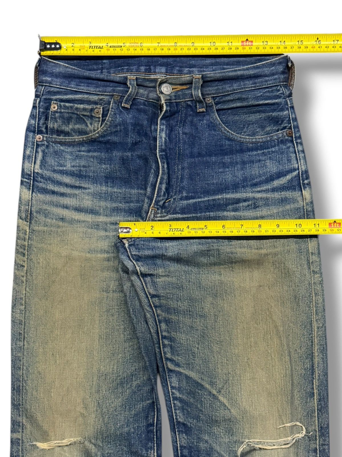 Levi's Vintage Clothing Vintage 90s Levi’s 502 XX Big E Selvedge Denim Japan | W28 Size US 28 / EU 44 - 20 Thumbnail